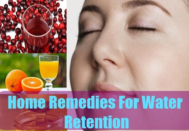 Natural Home Remedies for Water Retention