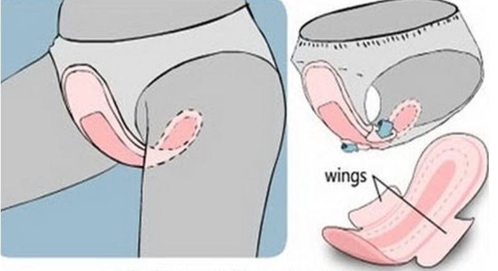 YOU HAVE BEEN USING SANITARY TOWELS WRONG YOUR ENTIRE LIFE