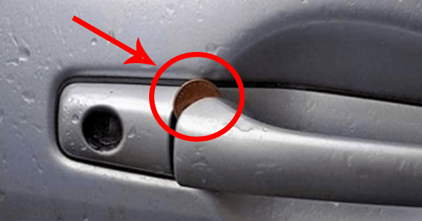 If You See A Penny Placed In Your Car Door Handle, You Might Be In Danger!